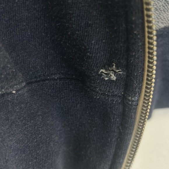 Navy Cozy Hoodie Towel Material Pockets Everday - Picture 6 of 6